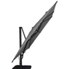 F. Corriveau International - Oasis Square Umbrella, 10' x 10', UV Resistant Fabric, Taupe Grey - - Mounts For Less