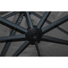 F. Corriveau International - Oasis Square Umbrella, 10' x 10', UV Resistant Fabric, Taupe Grey - - Mounts For Less