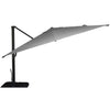 F. Corriveau International - Oasis Square Umbrella, 10' x 10', UV Resistant Fabric, Taupe Grey - - Mounts For Less