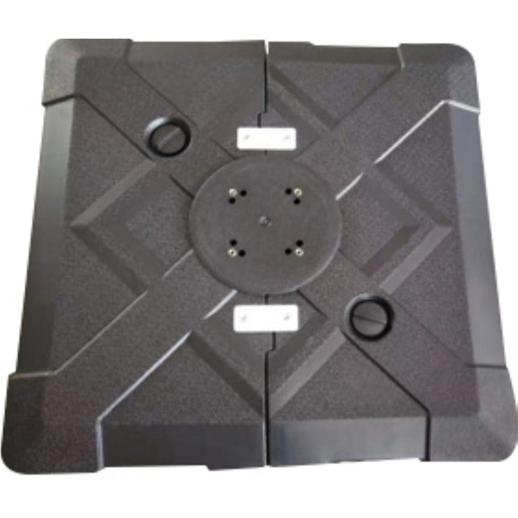 F. Corriveau International - Plastic Umbrella Base, 33" x 33" x 6.7", Black - - Mounts For Less