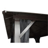F. Corriveau International - Seoul Gazebo 10 ft x 14 ft with Galvanized Steel Roof - - Mounts For Less