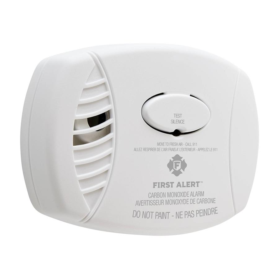 First Alert - Carbon Monoxide Alarm, Battery Operated, White - - Mounts For Less
