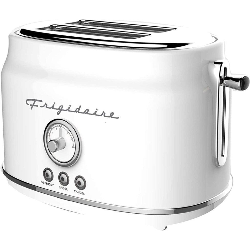 Frigidaire ETO102-WHITE - 2 Slice Toaster, Retro Style, White - - Mounts For Less