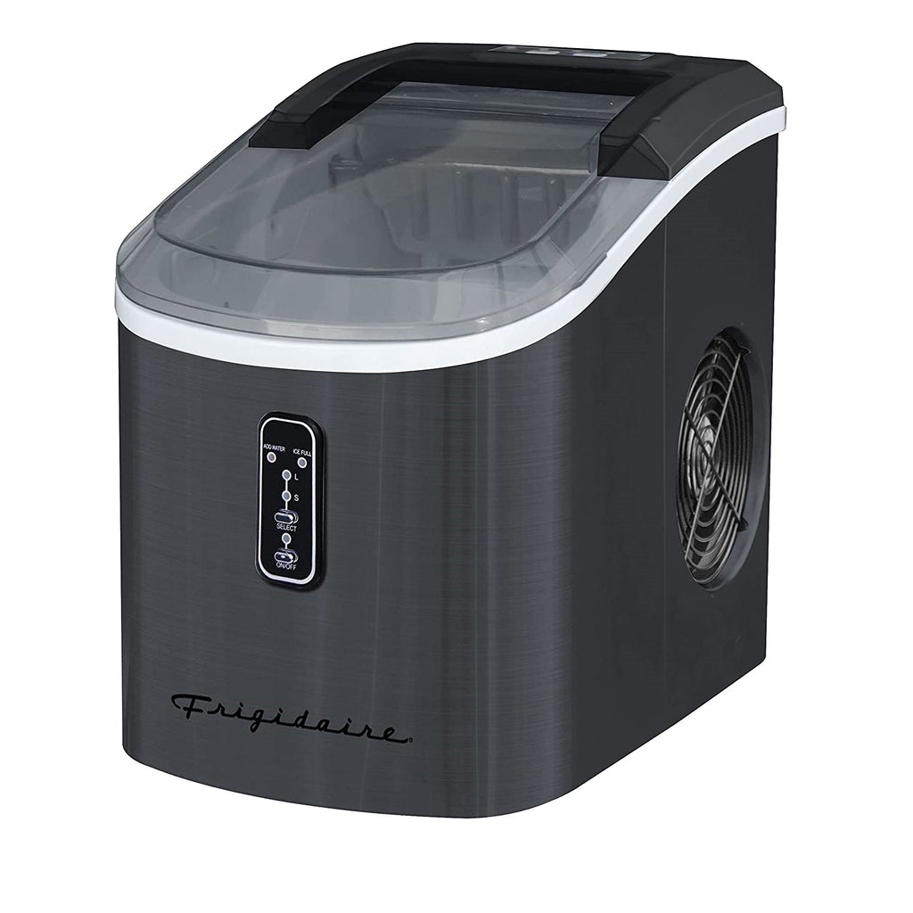 Frigidaire - Ice Maker, 26 Lbs Production Capacity, Black Stainless Steel - - Mounts For Less