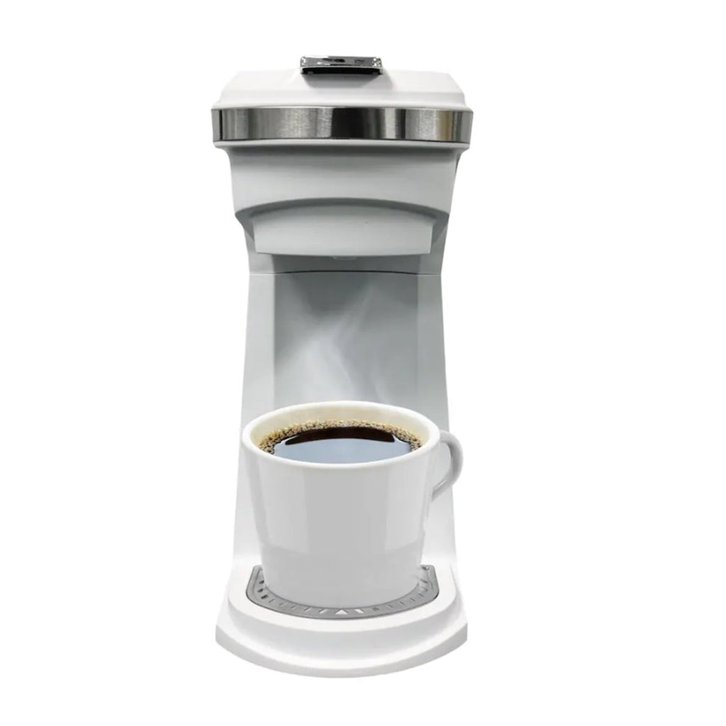 Frigidaire - Single Serve K-Cup or Ground Coffee Maker, White - - Mounts For Less