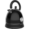 Frigidaire - Stainless Steel Electric Kettle, 1.8 Liter Capacity, Retro Style, Black - - Mounts For Less