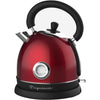 Frigidaire - Stainless Steel Electric Kettle, 1.8 Liter Capacity, Retro Style, Red - - Mounts For Less