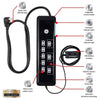 GE 34117 8 Outlet + 2 USB Ports UltraPro Surge Protector 2160 joules - - Mounts For Less