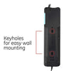 GE 34117 8 Outlet + 2 USB Ports UltraPro Surge Protector 2160 joules - - Mounts For Less