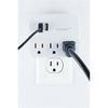 GE 37156 3 Wall Sockets with 2 USB Ports White - - Mounts For Less