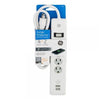 GE 4 Outlet + 2 USB Charging Ports Surge Protector - - Mounts For Less