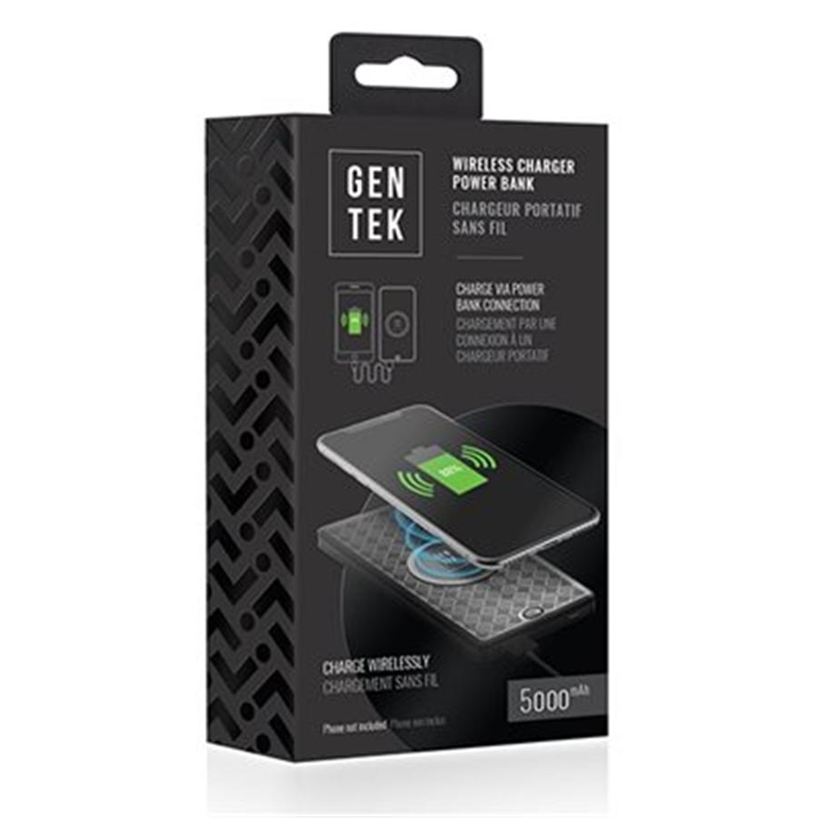 Gentek Battery and Surface Recharge Wireless 5000 MAH Black - - Mounts For Less