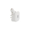 Gentek Car Charger 5 in 1 USB 2.4A with W Micro Type C MFI Lightning Cable White - - Mounts For Less