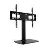 GlobalTone - 32 '' to 65 '' Flat Panel TV Table Mount, Maximum 40kg, VESA 600x400 with Tempered Glass Base, Black - - Mounts For Less