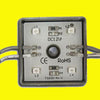 GlobalTone 4 LED lights module IP65 Yellow 0.12A 1.44W - - Mounts For Less