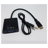 GlobalTone Adapter Mini HDMI to VGA female with Audio 3.5mm - - Mounts For Less