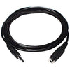 GlobalTone Audio cable 3.5mm male/female extension 06 ft black - - Mounts For Less