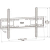GlobalTone - Fixed wall mount Flat Screen ULTRA-SLIM PLASMA LCD LED 32" - 70" - - Mounts For Less