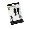 GlobalTone - HDMI 2.1 Cable, 8K Certified, Ultra High Speed, 48 Gbps, UHD, HDR, 30 AWG, 3 Feet Length, Black - - Mounts For Less