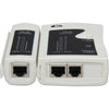GlobalTone - Network Cable Tester, Check UTP, STP, Coaxial and Modular Cables, White - - Mounts For Less