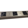 GlobalTone Power Bar Power Strip 12 Outlets with 15A Circuit Breaker 3 ft. Rope 14AWG - - Mounts For Less