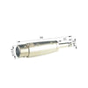 GlobalTone XLR Female to 6.3mm (1/4'') Male Microphone Plug Adapter Silver - - Mounts For Less