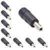 Globaltone 03534 2.1mm Female to 2.5mm Male DC Adaptor Pack of 10 - - Mounts For Less