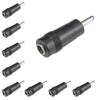 Globaltone 03535 2.5mm Female to 2.1mm Male DC Adaptor Pack of 10 - - Mounts For Less