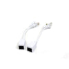 Globaltone 03539 Ethernet CAT6 Extender with Power White - - Mounts For Less