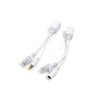 Globaltone 03539 Ethernet CAT6 Extender with Power White - - Mounts For Less