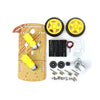 Globaltone 03541 Smart Motor Robot Car Chassis Battery Box Kit Speed Encoder for Arduino - - Mounts For Less