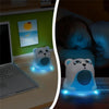 Gogroove Polar Bear Jr Night Time LED Light and Speaker White GGGPJR0100POUS - - Mounts For Less