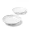 Gourmet - Set of 2 Porcelain Plates for Scallops or Seafood, Oven Safe, White - - Mounts For Less