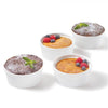 Gourmet - Set of 4 Porcelain Ramekins, 3.6" x 1.6", Oven Safe, White - - Mounts For Less