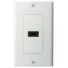 HDMI Decora Wallplate (1 F/F coupler) 1080p 1.4 White - - Mounts For Less