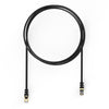 HP - Cat7 F / FTP Ethernet Network Cable, 600MHz, 10Gbps, RJ45, Length 2 Meter, Black - - Mounts For Less