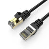 HP - Cat7 F / FTP Ethernet Network Cable, 600MHz, 10Gbps, RJ45, Length 2 Meter, Black - - Mounts For Less