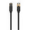 HP - Cat8 F / FTP Ethernet Network Cable, 600MHz, 40Gbps, RJ45, 3 Meter Length, Black - - Mounts For Less