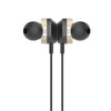 HP - In-Ear Stereo Headphones with Volume Control and Microphone, Black - - Mounts For Less