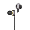 HP - In-Ear Stereo Headphones with Volume Control and Microphone, Black - - Mounts For Less
