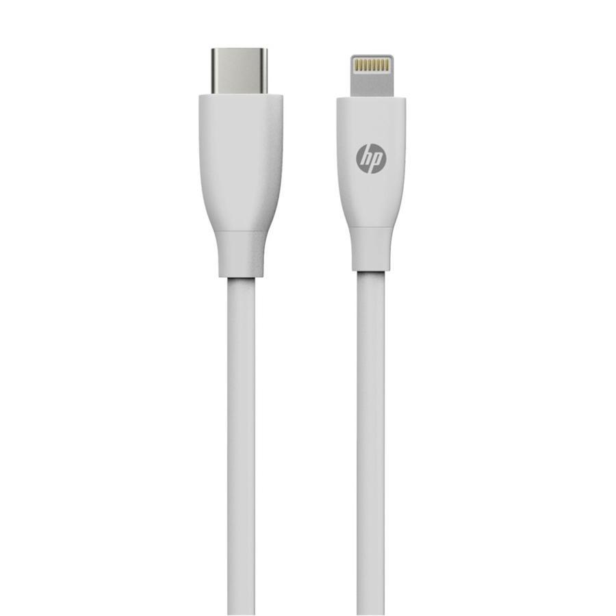 HP - USB C to Lightning Cable, Charge and Sync, 2 Meter Length, White - - Mounts For Less