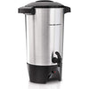 Hamilton Beach - Coffee Urn with 45 Cup Capacity, 2 Way Dispenser, Aluminum Finish - - Mounts For Less
