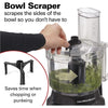 Hamilton Beach - Food Processor with Internal Spatula, 10 Cup Capacity, 450 Watt, Stainless Steel - - Mounts For Less