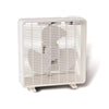Hauz - 10 '' Square Fan, 3 Speed Control, Quiet Motor, White - - Mounts For Less