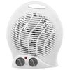 Hauz - 12" Portable Fan + Heater, Adjustable Thermostat, 1500W, White - - Mounts For Less