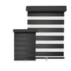 Hauz 6484BLKCD - 64 '' X 84 '' Alternate Blinds Window Shade, Cordless, Black - - Mounts For Less