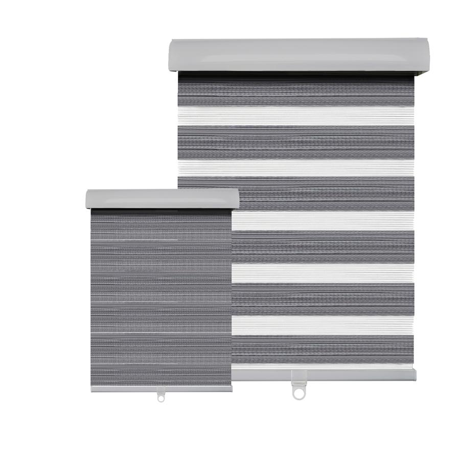 Hauz 6484WDGRYCD - 64 '' X 84 '' Alternate Blinds Window Shade, Cordless, Wood Grain Grey - - Mounts For Less