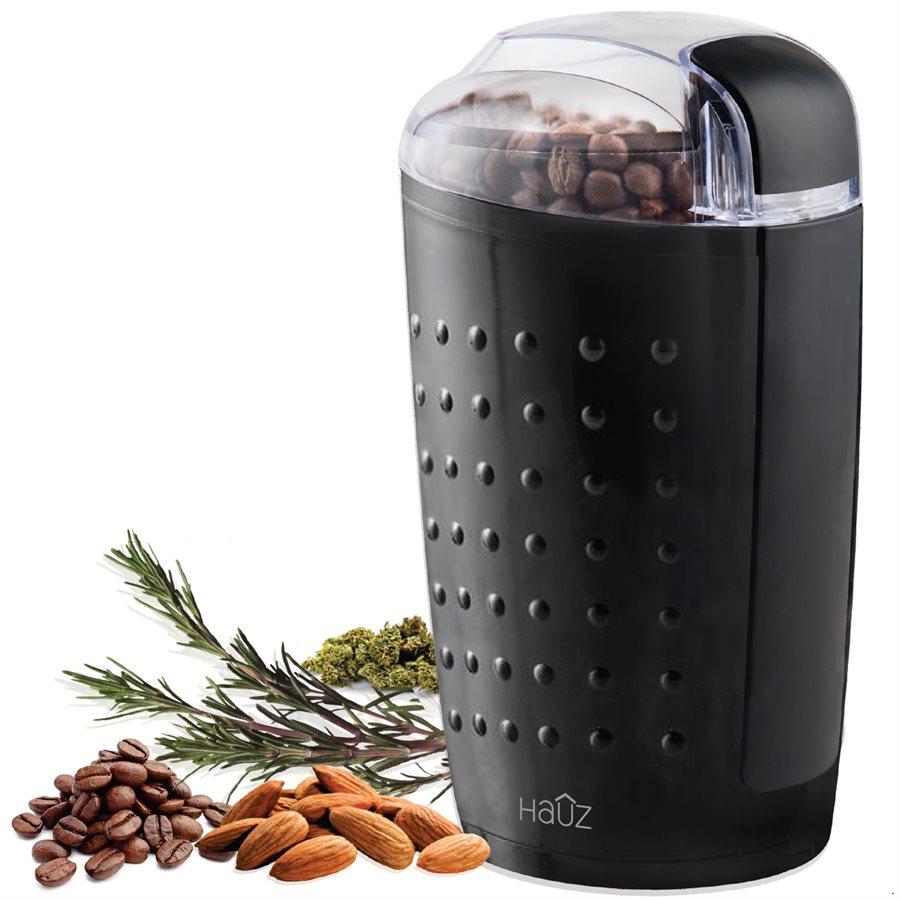 Hauz ACG473 - Electric Grinder for Coffee Spices and Herbs, Black - - Mounts For Less