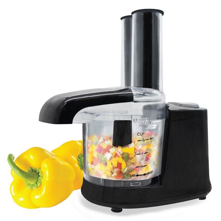 Hauz AFP131 - Mini 1.5-Cup Food Processor with Stainless Steel Blade, Black - - Mounts For Less