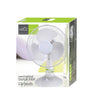 Hauz DF1-12 - 12 Inch Standing Fan, Oscillating, White - - Mounts For Less